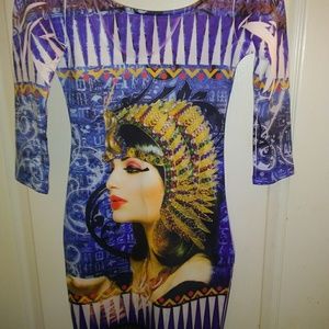 Love J USA Casual Dress, Aztec Design, Med Juniors